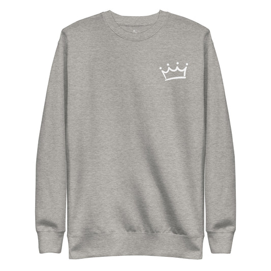 “Christian sweatshirt with For Such a Time as This text in forest green”

“Faith-based crewneck with crown design – Dusty Rose”

“Esther 4:14 sweatshirt for Christian women”